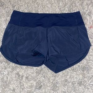 Lululemon True Navy Speed Up Low-Rise Lined Short 2.5”